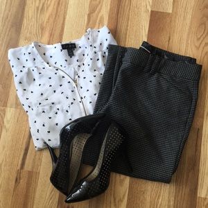 Express Editor Patterned Trousers